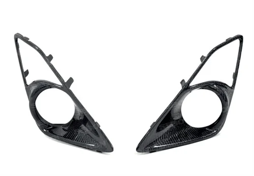 Seibon Carbon Fiber Fog Light Surrounds (Pair) - 12-14 Scion FR-S & Subaru BRZ