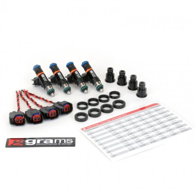Grams Performance 1000cc Fuel Injector Kit - 00-09 Honda S2000