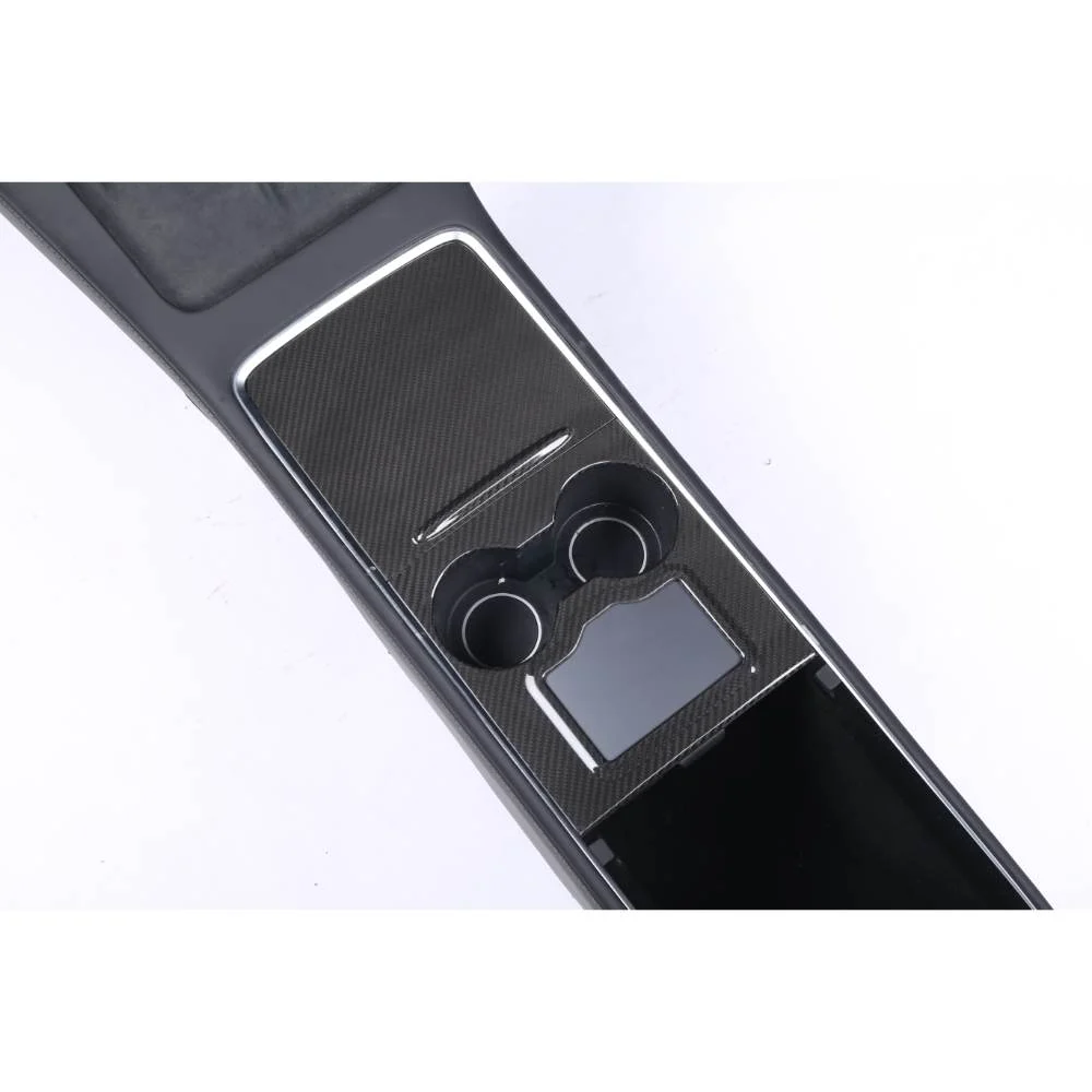 Tesla Model 3/Y Carbon Fiber Center Console Cover | Palenon Performance