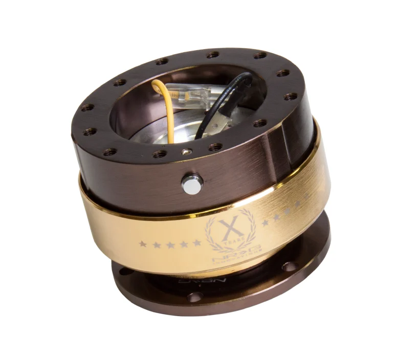 NRG Gen 2.0 Quick Release - Bronze Body / Chrome Gold Ring