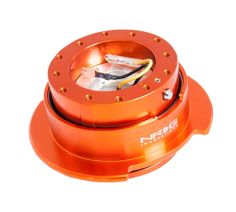 NRG Quick Release Kit Gen 2.5 - Orange Body/Titanium Chrome Ring
