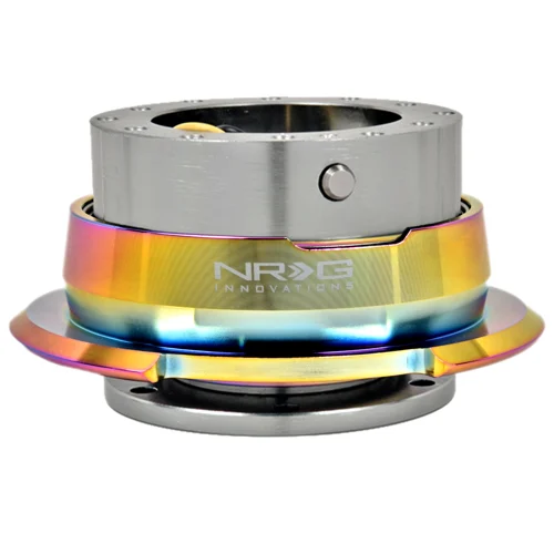 NRG Quick Release Kit Gen 2.8 (Gun Metal Body w/ Diamond Cut Neochrome Ring)