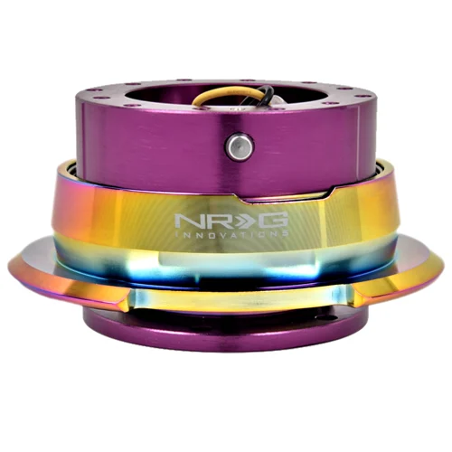 NRG Quick Release Kit Gen 2.8 (Purple Body w/ Diamond Cut Neochrome Ring)