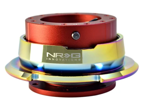 NRG Quick Release Kit Gen 2.8 (Red Body w/ Diamond Cut Neochrome Ring)