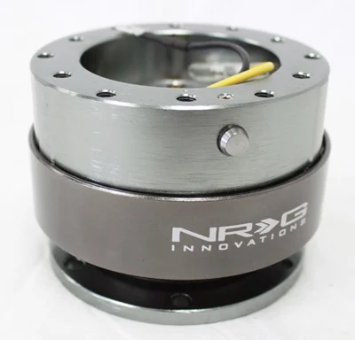 NRG Quick Release Gen 2.0 - Gun Metal Body w/ Titanium Chrome Ring