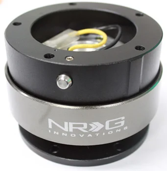 NRG Quick Release Gen 2.0 Black/Black Ring (6 Hole Base, 5 Hole Top)