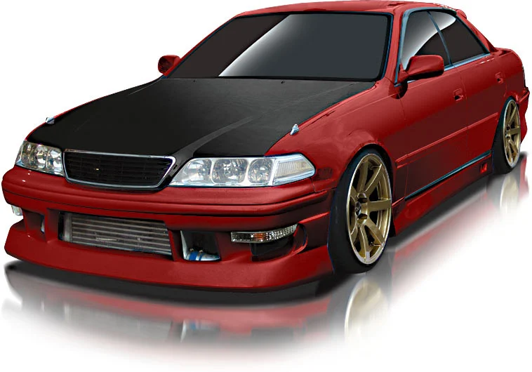 Origin Labo Toyota Mark II Stream Line Side Skirts - JZX100