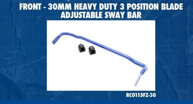 Super Pro - Tesla Model 3 30mm Heavy Duty Front Adjustable Sway Bar