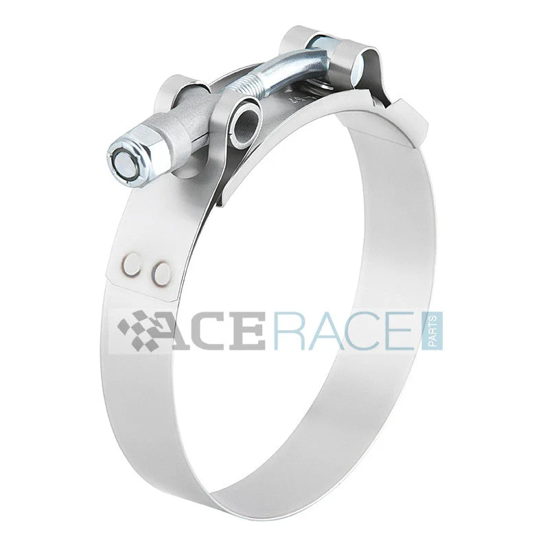 T-Bolt Clamp 304 Stainless - For 3.750" ID Silicone (Clamping Range: 3.740" - 4.133")