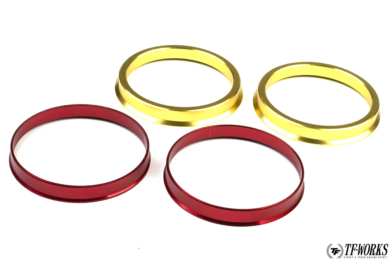 Aluminum Hubcentric Rings Honda S2000 AP1 Ap2 (2x 70mm x 73mm Front / 2x 64mm x 73mm Rear)