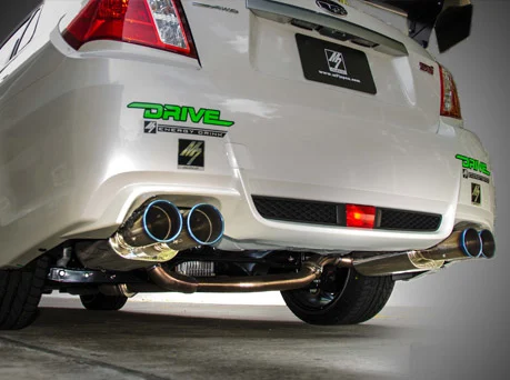M7 T-Titan Cat-Back Sports Muffler - Dual Box/4 Tip - Nissan Fairlady Z34