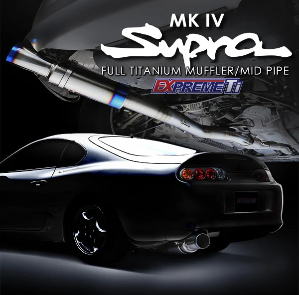 Tomei ExPreme Ti Full Titanium Catback Exhaust System - JZA80 Toyota Supra