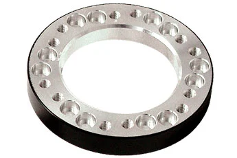 Works Bell Nardi to Momo PCD Change Billet Aluminum 12.5mm Spacer - BLACK