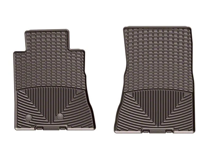 Weathertech All-Weather Front Rubber Floor Mats; Cocoa (15-26 Mustang)