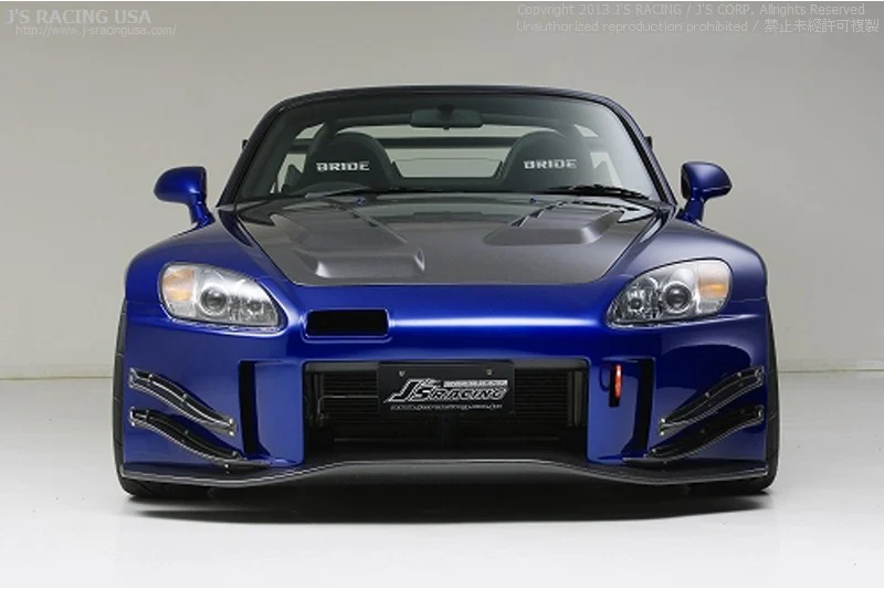 J's Racing Type S Front Bumper CFRP Version 2 - Honda S2000 AP1 AP2