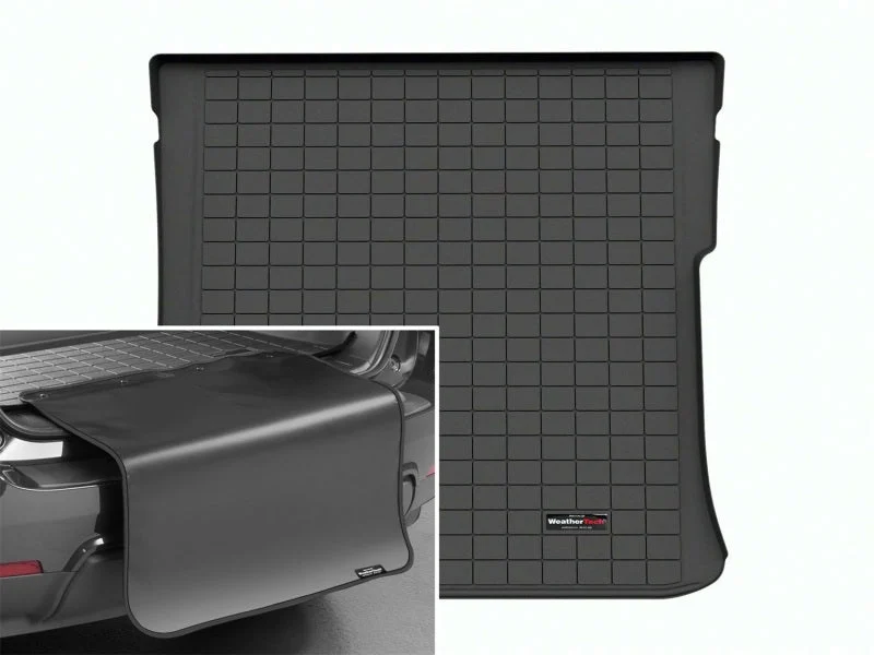 WeatherTech 2023 Mercedes-Benz EQS SUV X296 5-Passenger Cargo Liner w/Bumper Protector - Black