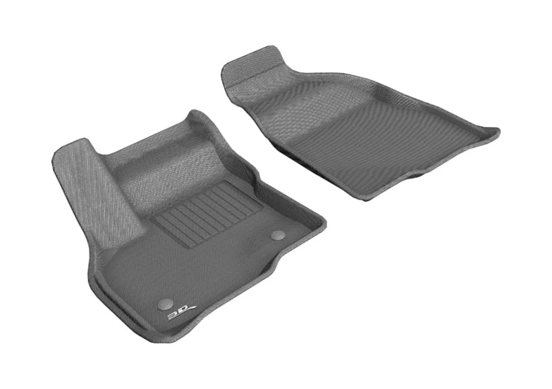 3D MAXpider 2017-2020 Chevrolet Bolt Ev Kagu 1st Row Floormat - Gray