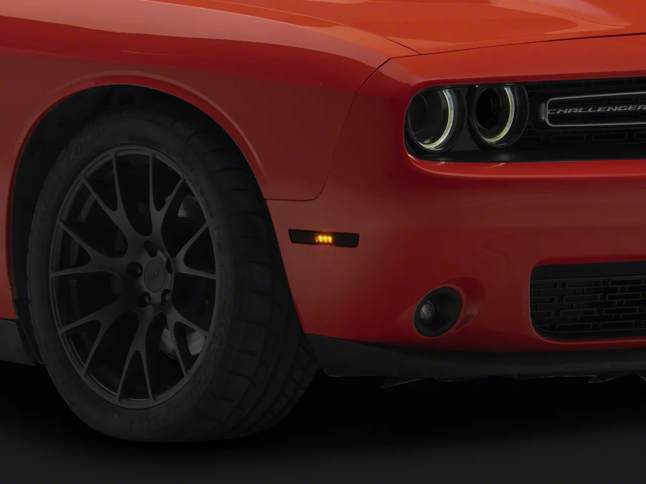 Blackout Side Marker Tint (15-23 Challenger, Excluding Widebody)