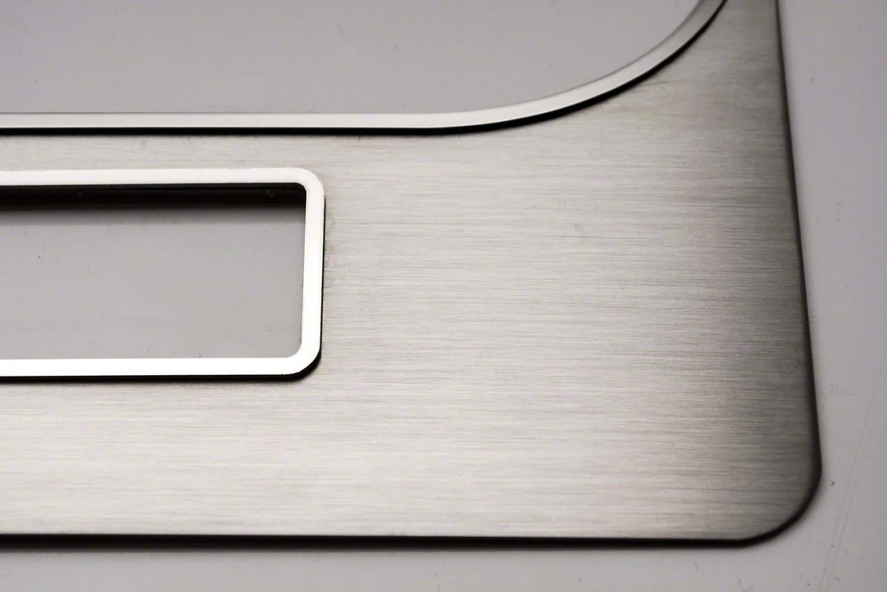Brushed Dash Trim Plate without Seat Warmer Buttons (08-14 Challenger)