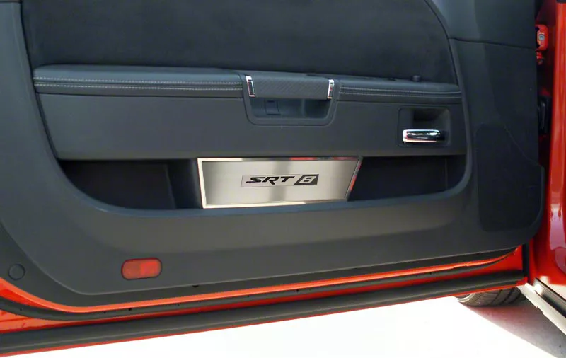 Brushed Door Badge Plate with SRT8 Logo (08-14 Challenger)