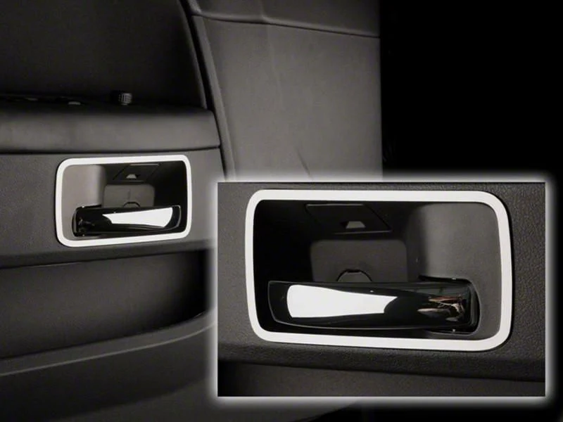 Brushed Door Handle Trim Rings (08-14 Challenger)