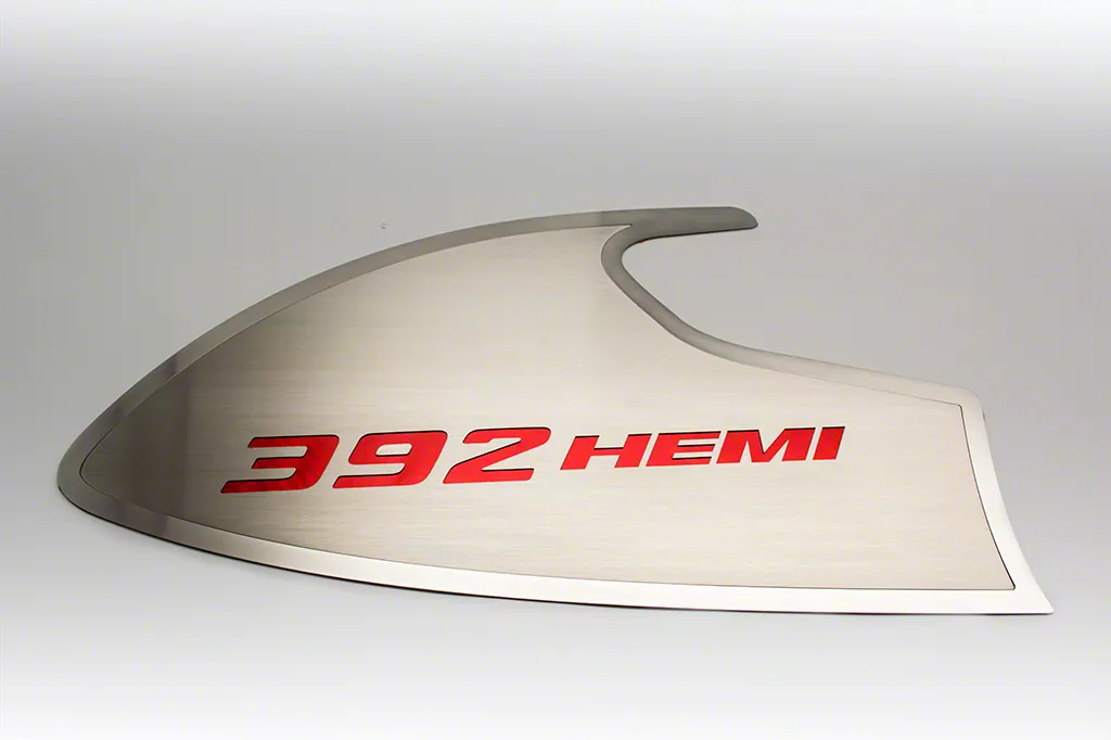 Brushed/Polished Door Badges with 392 HEMI Logo (15-23 Challenger)