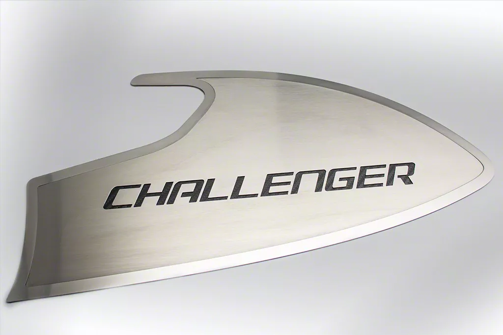 Brushed/Polished Door Badges with Challenger Logo (15-23 Challenger)