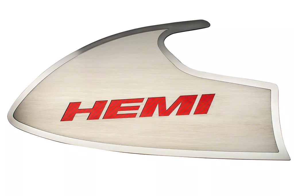 Brushed/Polished Door Badges with HEMI Logo (15-23 Challenger)