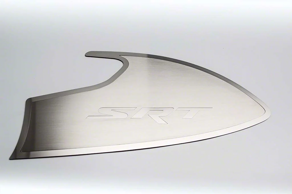 Brushed/Polished Door Badges with SRT Logo (15-23 Challenger)