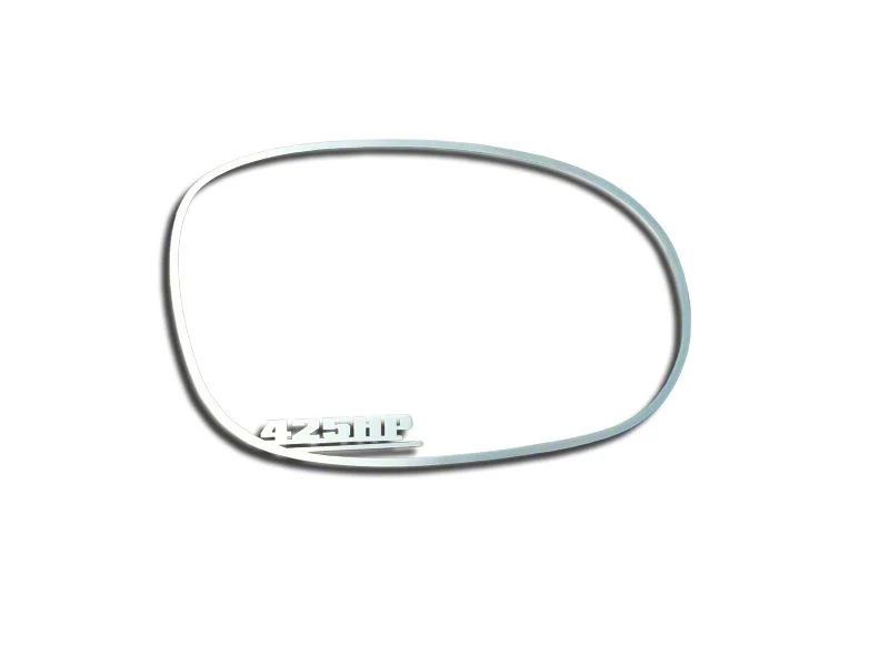 Brushed Side Mirror Trim with 425HP Logo (08-14 Challenger)