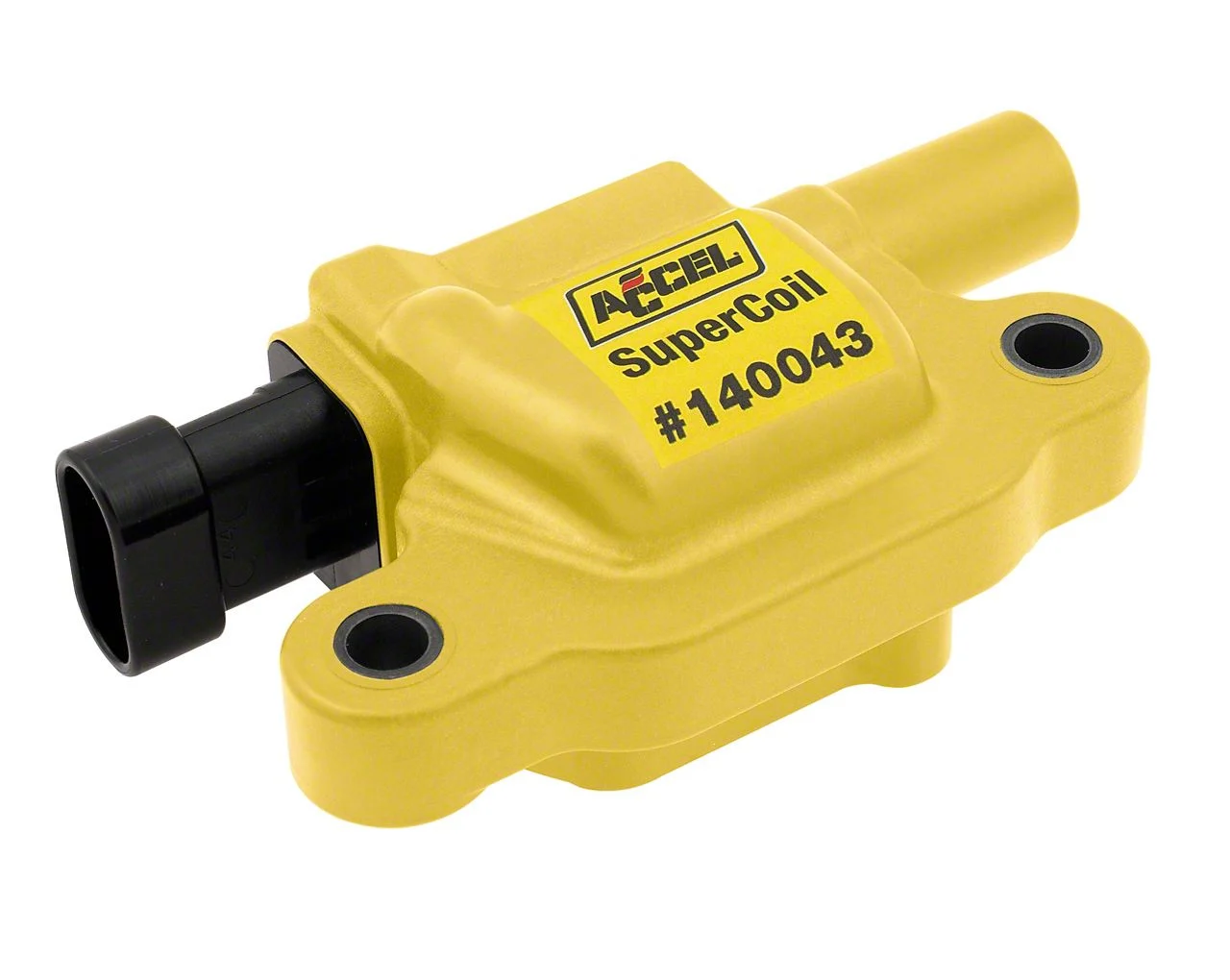 Accel SuperCoil Ignition Coil; Yellow (05-13 Corvette C6, Excluding ZR1)