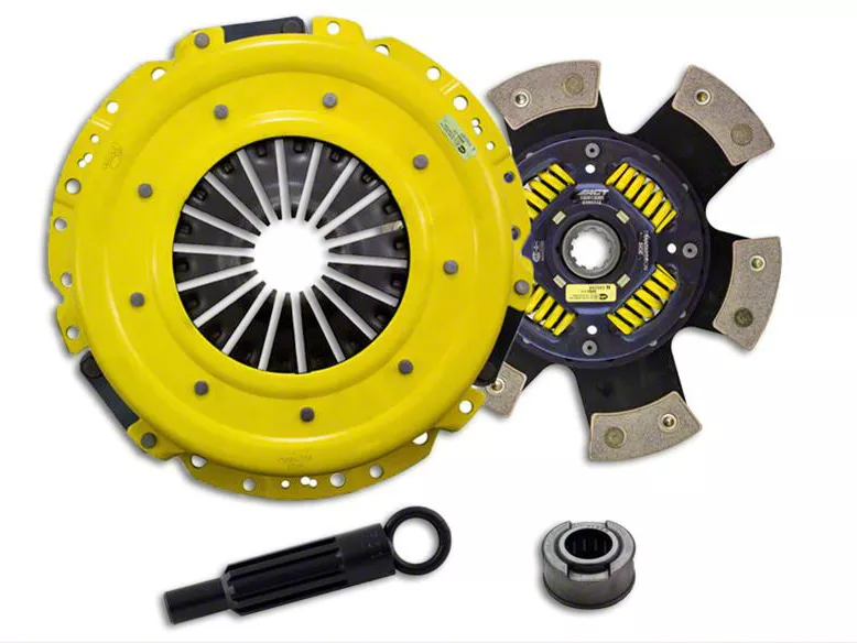 ACT Heavy Duty Race Sprung 6 Pad Ceramic Clutch Kit; 10-Spline (05-10 Mustang GT)