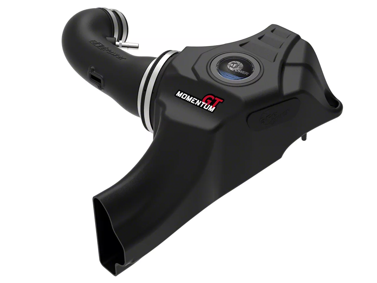 AFE Momentum GT Cold Air Intake with Pro 5R Oiled Filter; Black (18-23 Mustang GT)