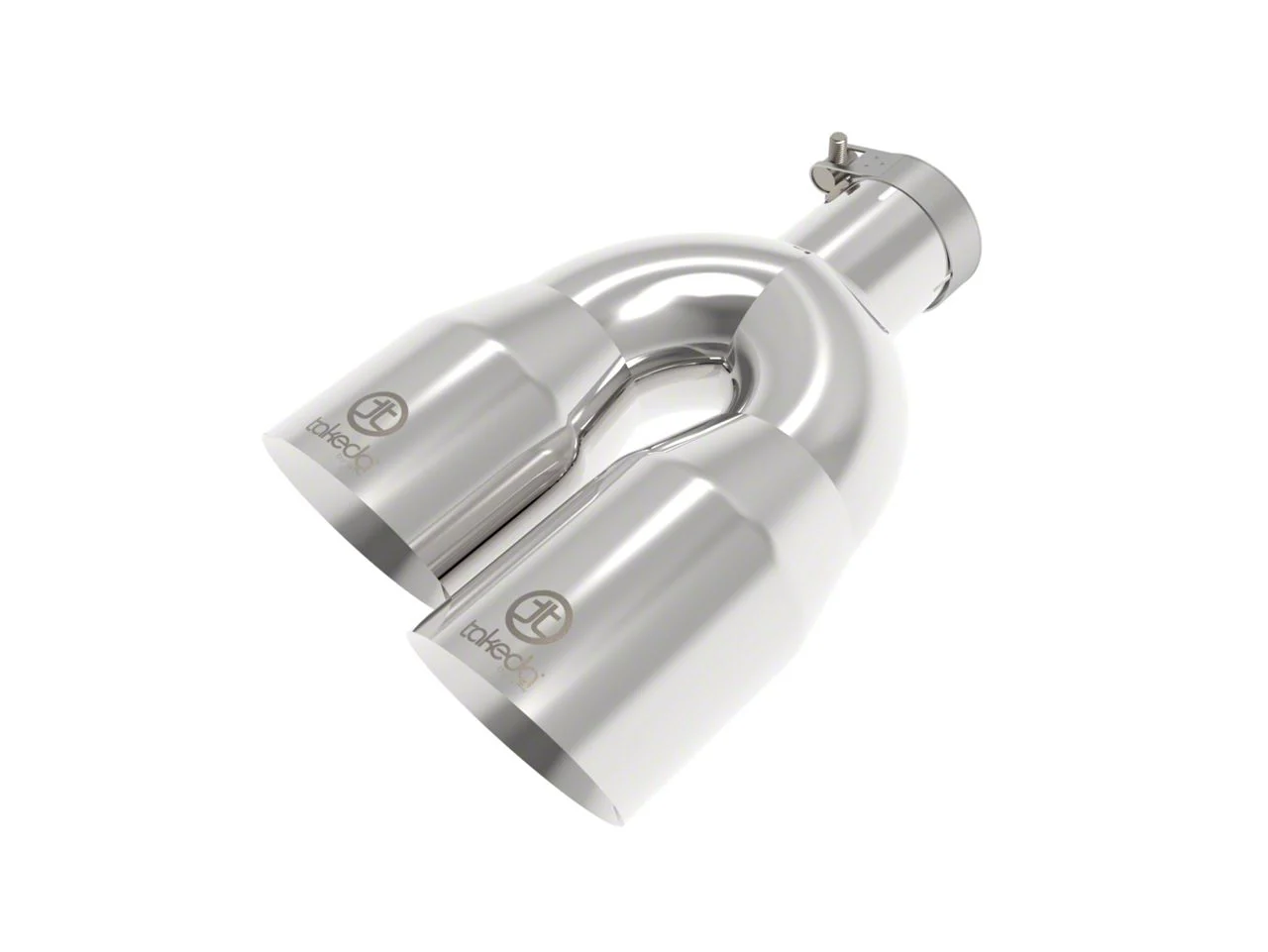 AFE Takeda 304 Stainless Steel Exhaust Tip; 4-Inch; Polished (Fits 2.50-Inch Tailpipe)