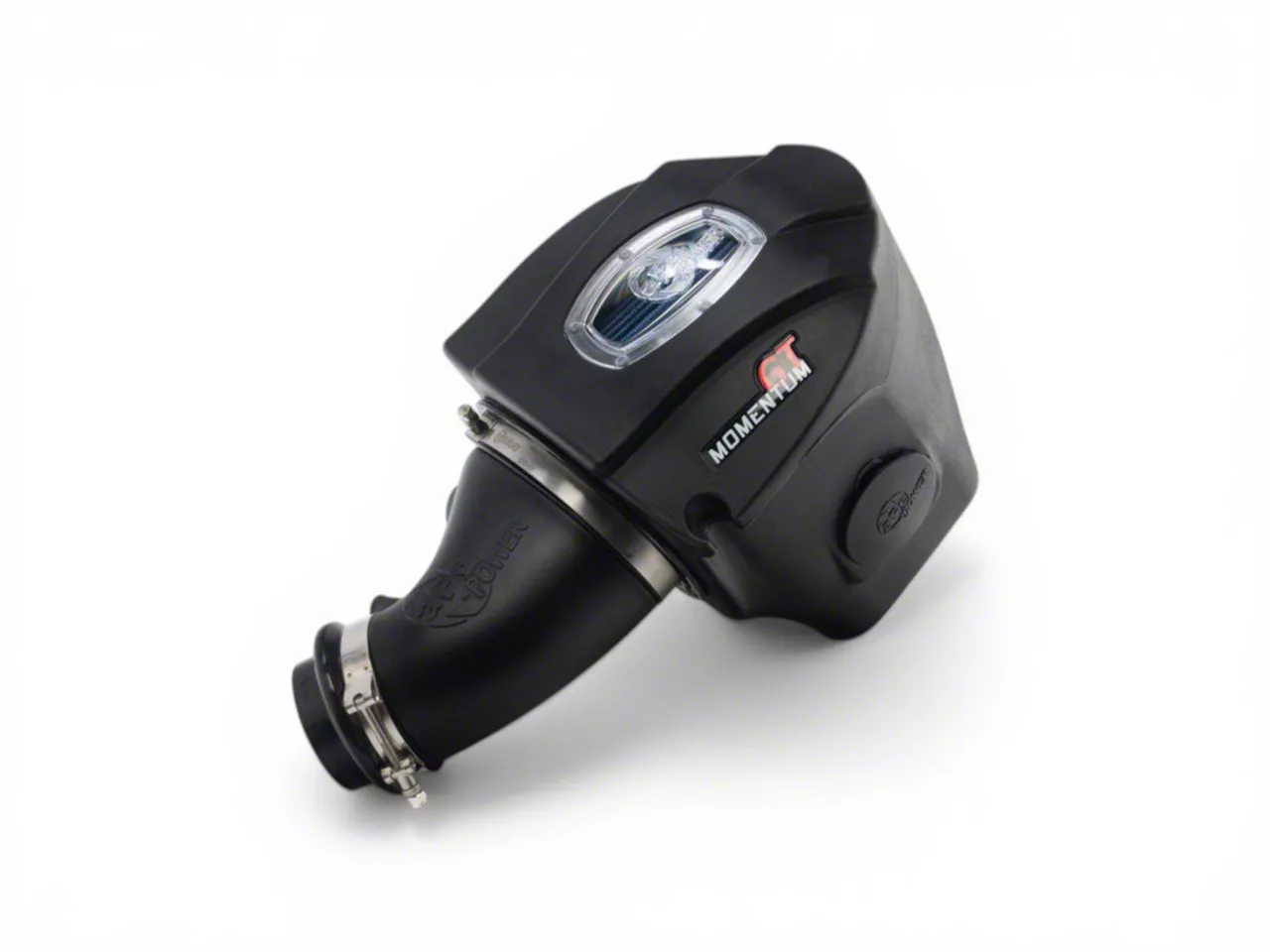 AFE Momentum GT Cold Air Intake with Pro DRY S Filter; Black (11-23 6.4L HEMI Challenger w/o Shaker Hood)