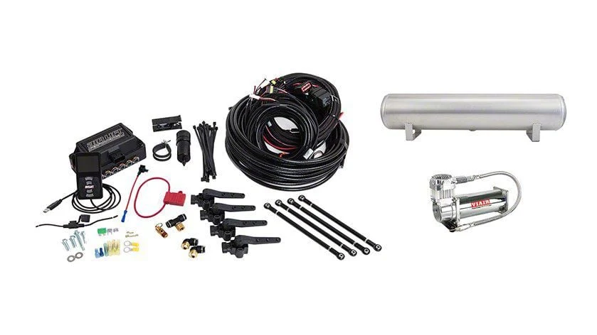 Air Lift 3H Complete Air Suspension Kit; 1/4-Inch Lines (08-23 RWD Challenger)
