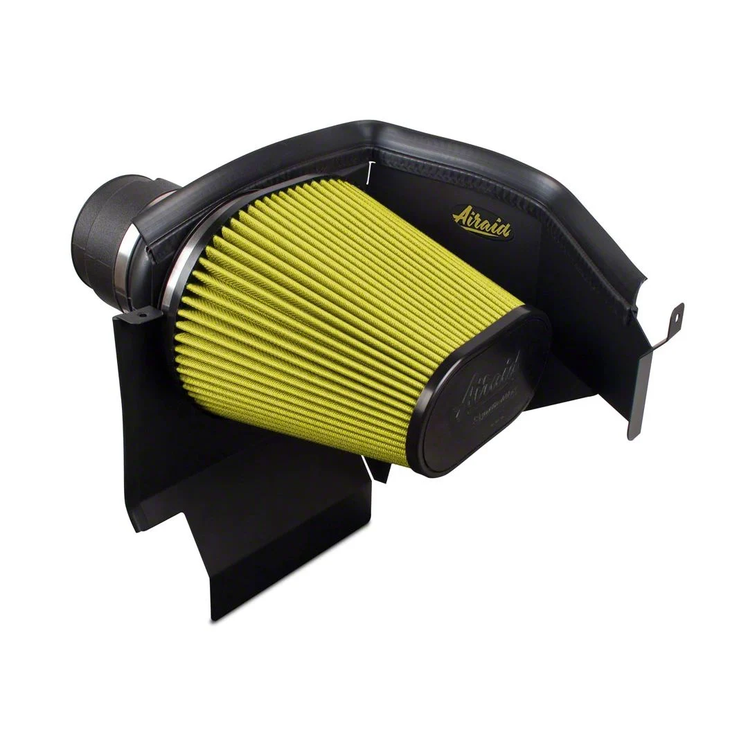 Airaid Cold Air Dam Intake with Yellow SynthaMax Dry Filter (11-23 3.6L Challenger)