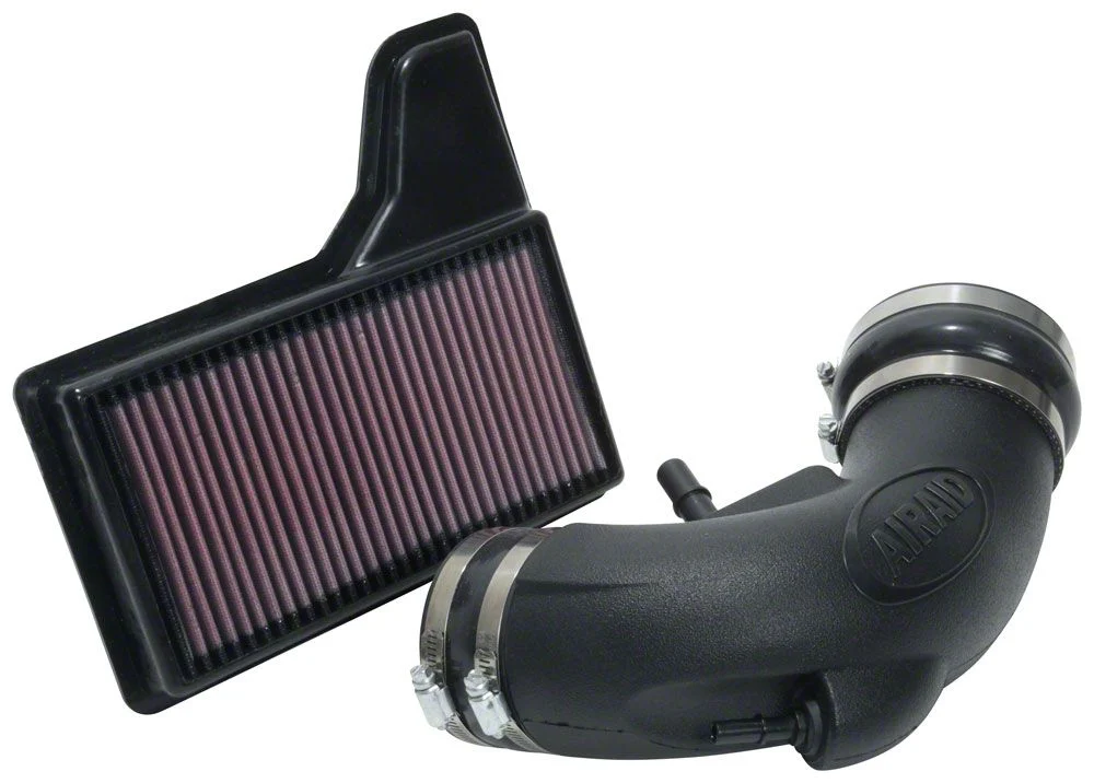 Airaid Junior Intake Tube Kit with Red SynthaFlow Oiled Filter (18-23 Mustang GT)