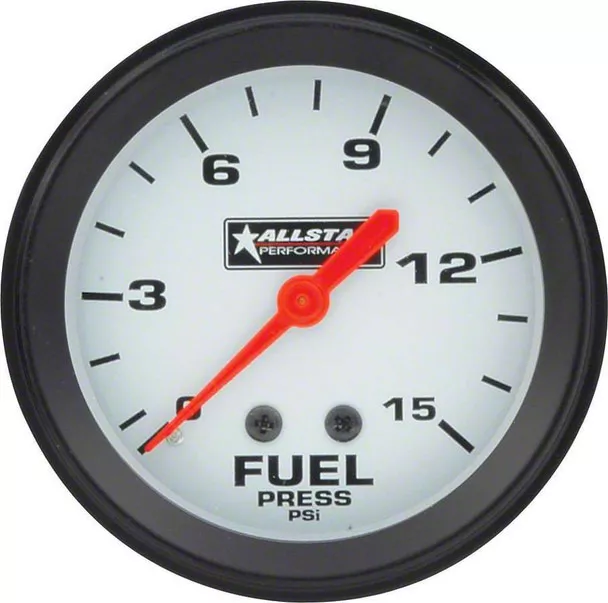 Allstar Performance Mechanical Fuel Pressure Gauge; 2-5/8-Inch (Universal; Some Adaptation May Be Required)