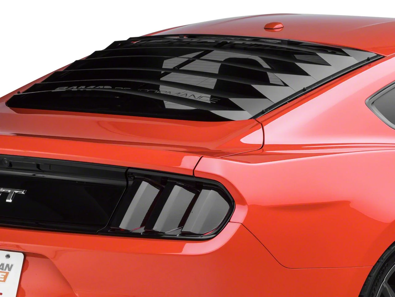 SpeedForm Aluminum Rear Window Louvers (15-26 Mustang Fastback)