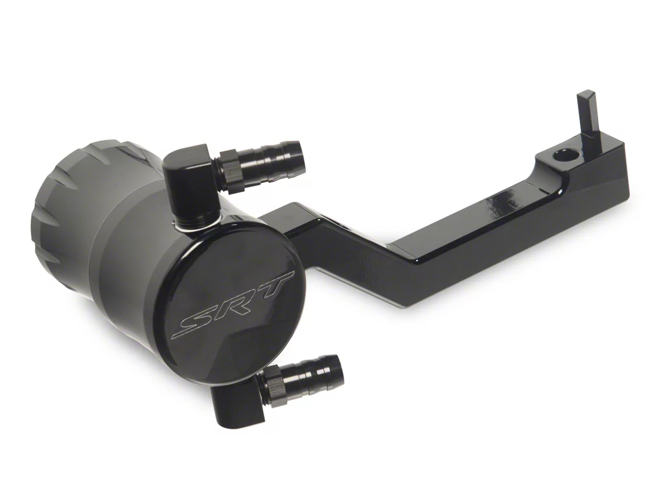 American Brothers Design Black Oil Catch Can with SRT Logo (15-23 Challenger SRT Hellcat, SRT Jailbreak)