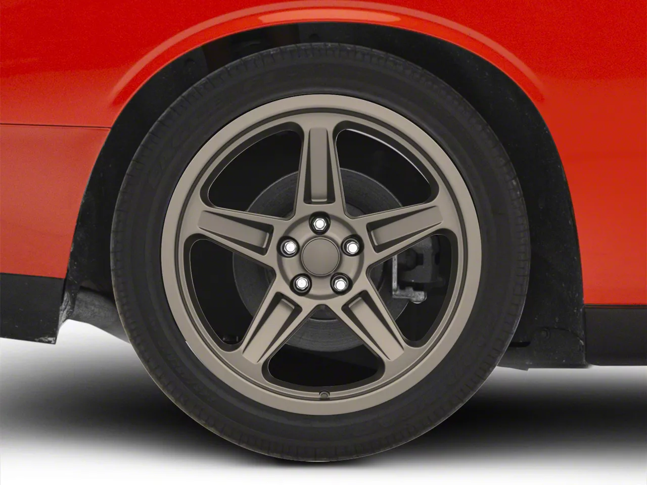 SRT Demon Style Bronze Wheel; Rear Only; 20x10.5; 22mm Offset (08-23 RWD Challenger, Excluding Widebody)