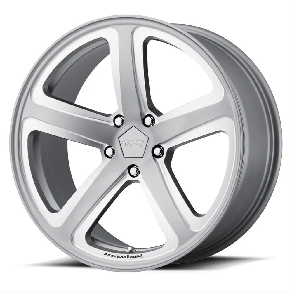 American Racing Hot Lap Satin Gray Milled Wheel; 18x8; 15mm Offset (06-10 RWD Charger)