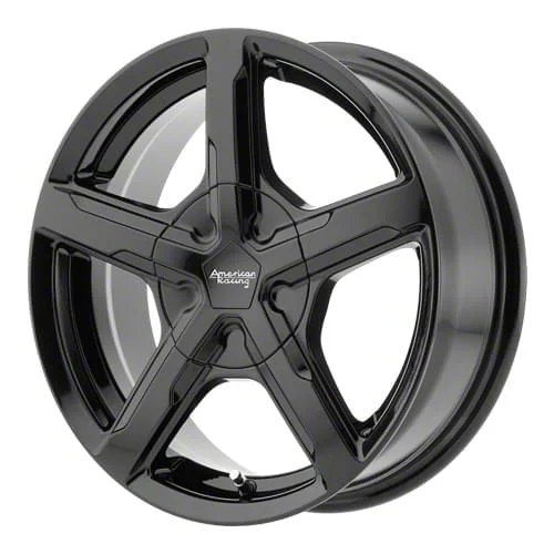 American Racing Trigger Gloss Black Wheel; 18x8; 15mm Offset (06-10 RWD Charger)