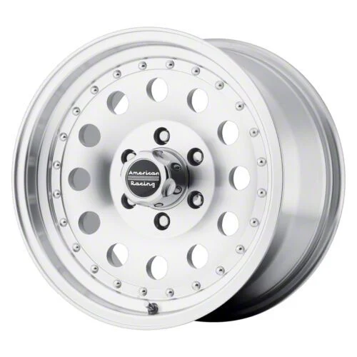 American Racing AR62 Outlaw II Machined 6-Lug Wheel; 17x8; 18mm Offset (07-14 Yukon)