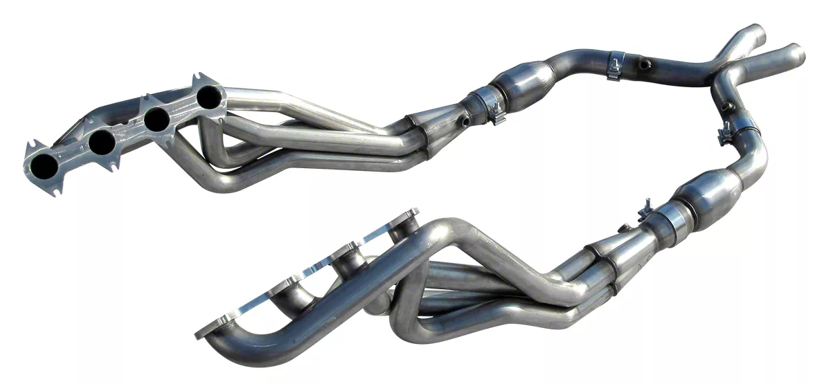 American Racing Headers 1-3/4-Inch Long Tube Headers with Catted H-Pipe (05-10 Mustang GT)