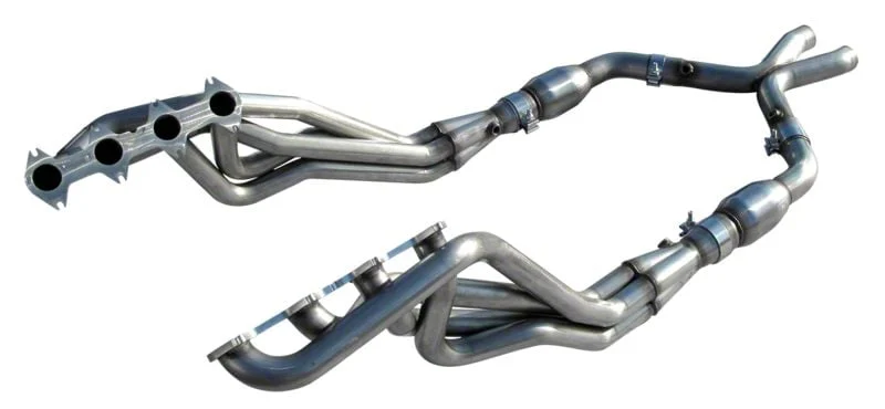 American Racing Headers 1-5/8-Inch Long Tube Headers with Catted X-Pipe (05-10 Mustang GT)