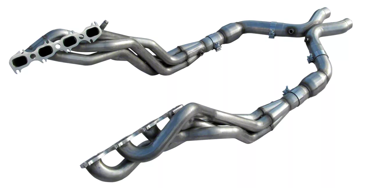 American Racing Headers 1-7/8-Inch Long Tube Headers with Catted X-Pipe (11-14 Mustang GT500)