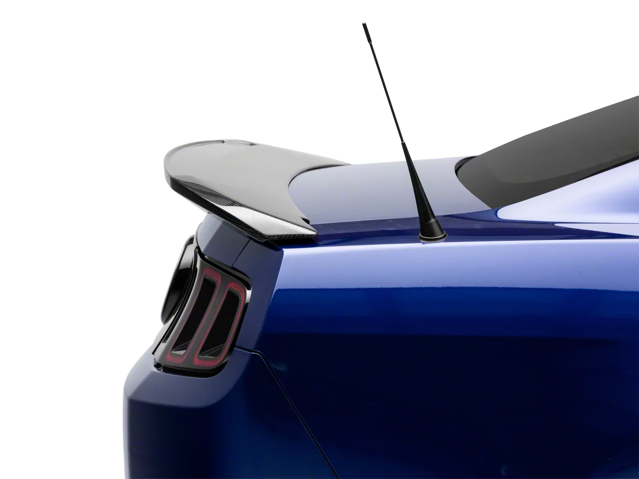 Anderson Composites GT500 Style Rear Spoiler; Carbon Fiber (10-14 Mustang)