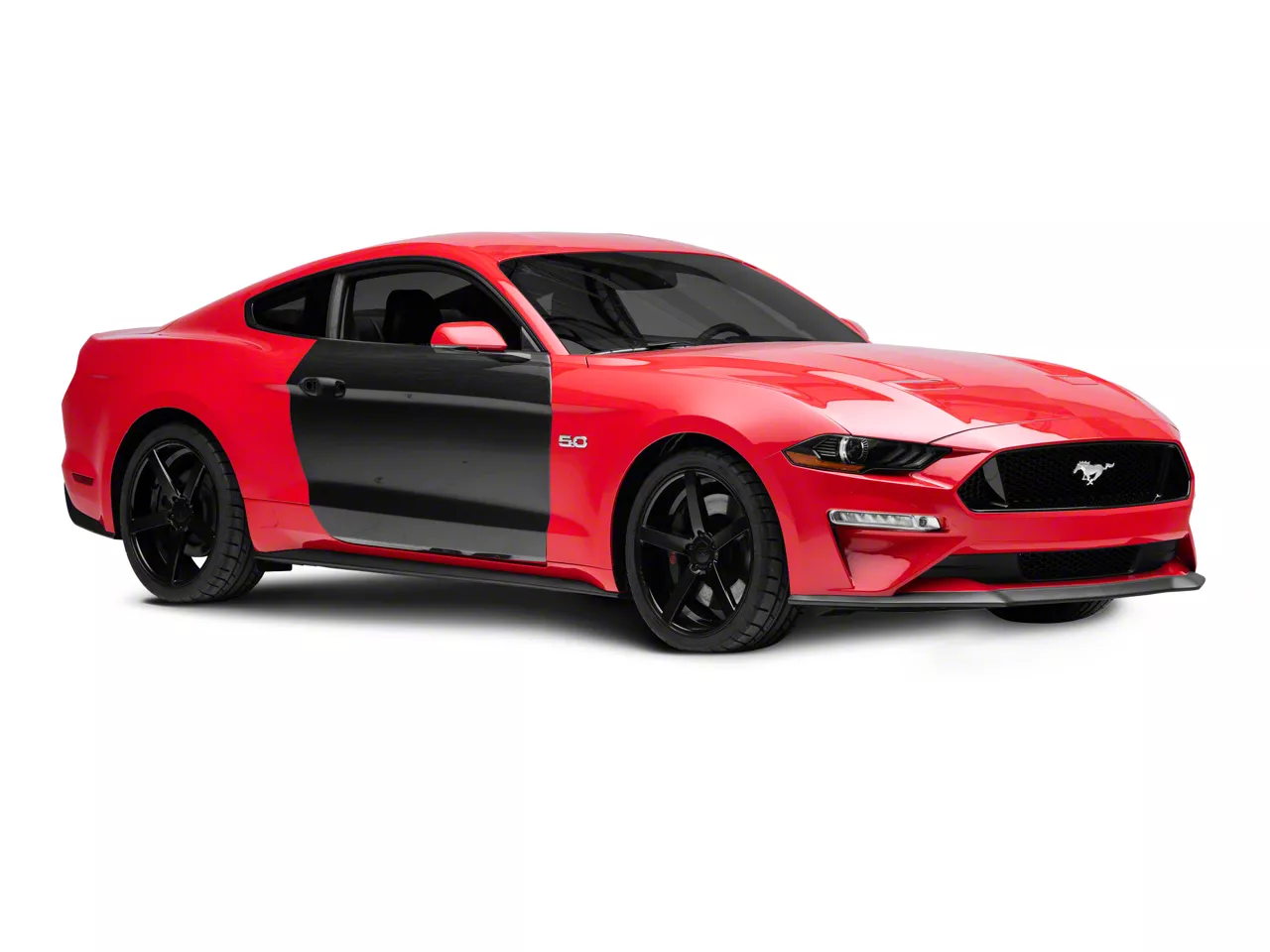 Anderson Composites OE-Style Doors; Carbon Fiber (15-22 Mustang)